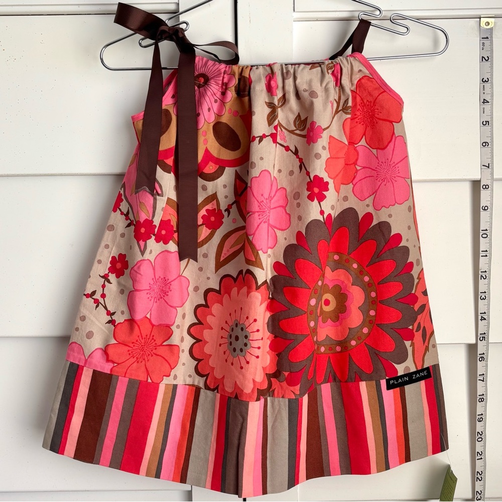 Girls Bold Flower Pillowcase Dress Various styles